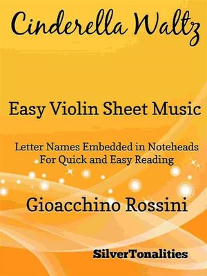 cover image of Cinderella Waltz Easy Violin Sheet Music